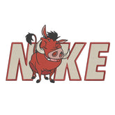 Nike Pumba - The Lion King's Lighthearted Companion - Embroidery Design - FineryEmbroidery